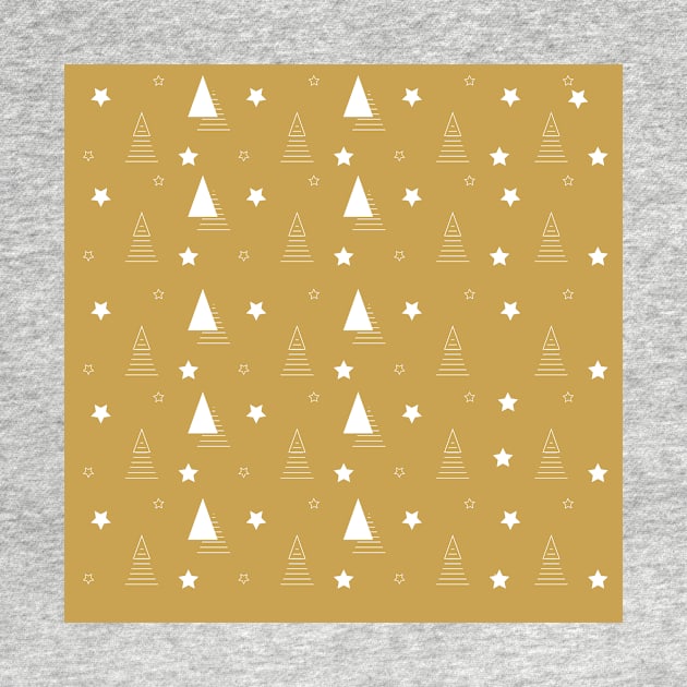 Christmas gold white minimal tree elegant by soycarola